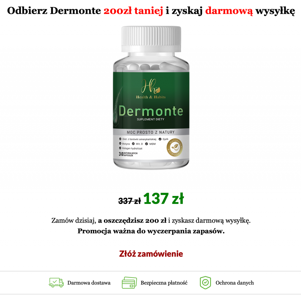 Dermonte: Gdzie kupić w najlepszej cenie? Amazon, Apteka, Allegro, Ceneo